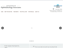 Tablet Screenshot of greenwicheye.com